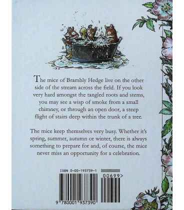 Poppy's Babies (Brambly Hedge) Back Cover