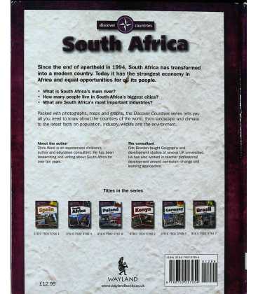 South Africa (Discover Countries) Back Cover