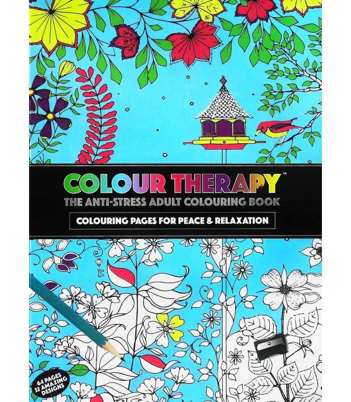 Adult Colour Therapy Anti-Stress Colouring Book | 5025572812443