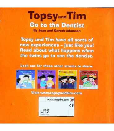 Go to the Dentist (Topsy and Tim) Back Cover