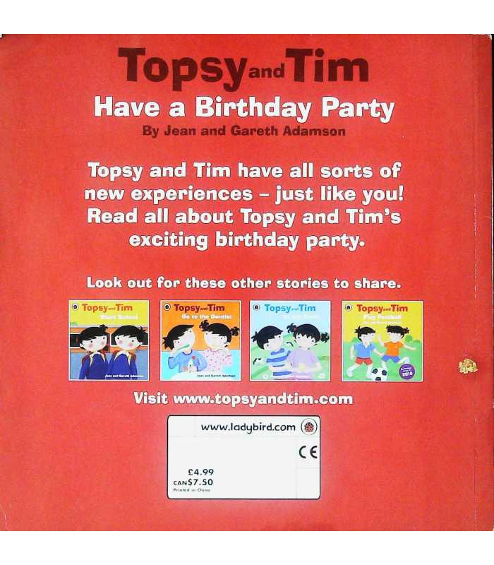 Have a Birthday Party (Topsy Tim) | Jean Adamson | 9781409310617