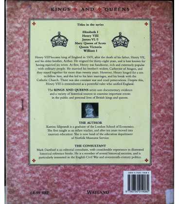 Henry VIII (Kings & Queens) Back Cover