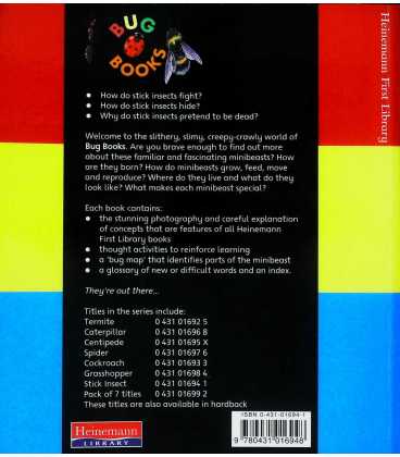 Stick Insect (Bug Books) Back Cover