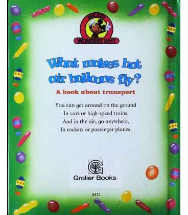 What Makes Hot Air Balloons Fly? (Mickey Wonders Why) Back Cover