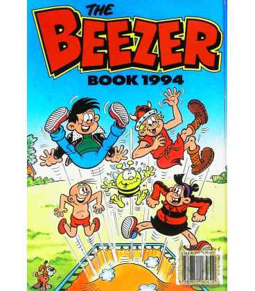 The Beezer Book 1994 Back Cover