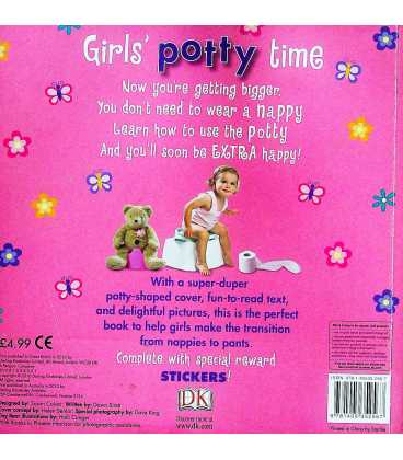 Girls' Potty Time Back Cover