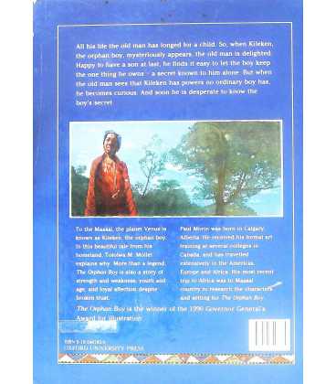 The Orphan Boy Back Cover