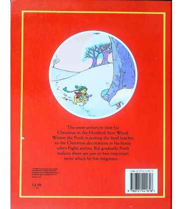 Winnie the Pooh's Christmas Back Cover