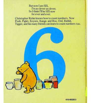 Pooh's Counting Book Back Cover